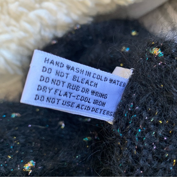 Vintage Carducci cardigan sweater, black, size small - Picture 14 of 16